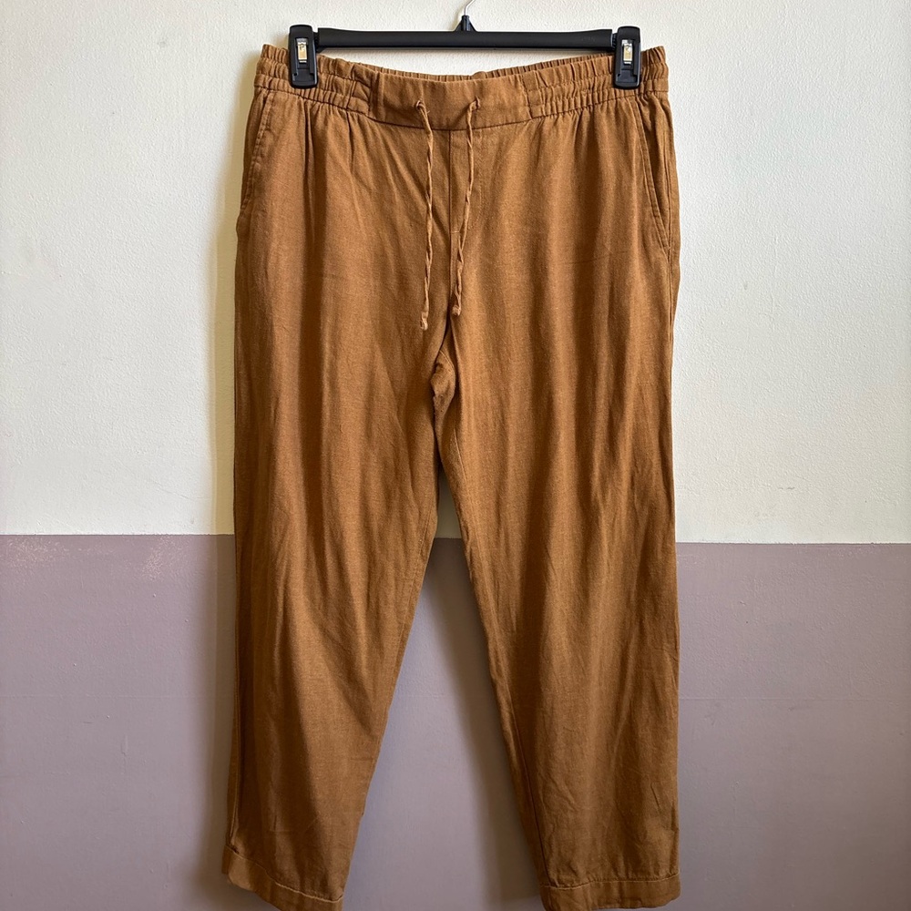 Woman’s Drawstring Casual Pants - Brown